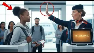 Gate Agent Blocks Black Teen’s Boarding — Freezes When Her VIP Status Flashes Go