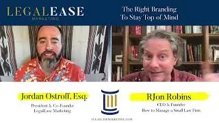 The other HTM: How to MARKET a Small Law Firm with RJon Robins