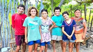 FUI VISITAR A FAMÍLIA ESPECIAL E VEJA O QUE O MARQUIM ESTAVA FAZENDO 