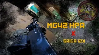 MG42 HPA x Saïga 12 k Tokyo Marui // R'soft Game // fr