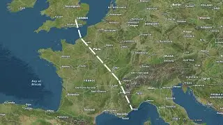 Nice to London (LFMM-EGLL) - 3/12/2025