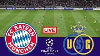 🔴 LIVE : Bayern M&uuml;nchen gegen Union St.Gilloise | Champions League 2025/26 | VideoGame Simulation