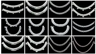 anklets silver designs //trending silver payal designs @Nehacollection.