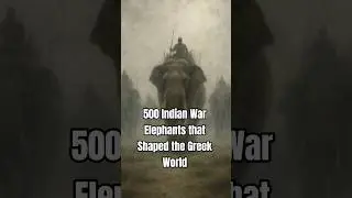500 Indian War Elephants that Shaped the Greek World #history #indianhistory #greek #war #battle