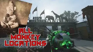 ALL ZOO MONKEY LOCATIONS IN OUTBREAK (EASTER EGG)