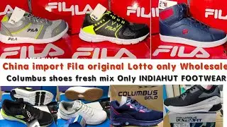 China import Fila original Lotto and Columbus shoes mix only on wholesale price available INDIAHUT