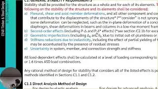 CE411 6 Stability Analysis with Autodesk Robot (1/2)
