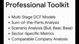 Unlock Advanced Valuation Mastery - From DCF Models to Private Equity Techniques