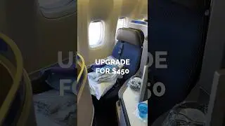 Hidden way to upgrade on United Airlines 🤫 || #unitedairlines #businessclass #shorts