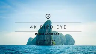 4K Drone Footage - Bird's Eye View of Tropical Island