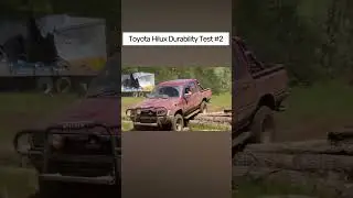 Toyota Hilux durability test  #2 #youtubeshorts #trendingshorts