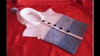 Vesta tricotata cu tehnica raglan-foarte usor de facut, Tutorial pas cu pas PARTEA A II A