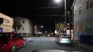 CHARLESTON SOUTH CAROLINA HOODS AT NIGHT