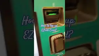 How to top up EZlink Card for Bus and MRT uses? #traveltips #touristmustknow #Singaporetour