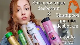 SHAMPOOS QUE DESBOTAM OU NÃO O RUIVO