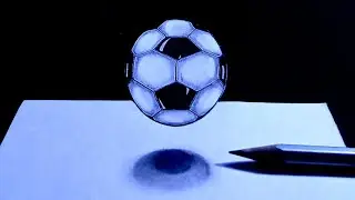 3d Trick Art #Easy 3d drawing for beginners #pencil drawing #Floating ball drawing #optical illusion
