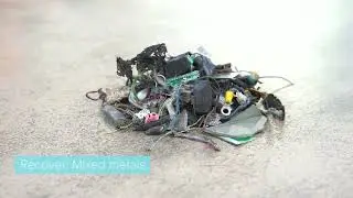 Post-Shredder - Recovery of mixed metals from ELV