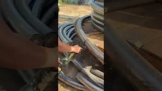 Wire Stripping Machine in Action &ndash; Recycling Old Cables Efficiently#trending #shorts