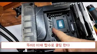 뚜따! 이제 짭수로 쌉가능! + EK 다이렉트다이+워터블럭+EK-Nucleus AIO CR360 Direct Die D-RGB - 1700
