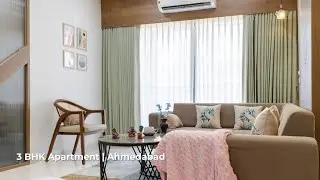 3 BHK Apartment Designed by HomeArt Design Studio | Video by The JsR Studio