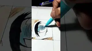 Muichiro eye drawing #drawing #anime #demonslayer #edit #demonslayerdrawing