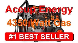 Газовый генератор Aceup Energy мощностью 4350 Вт для домашнего использования, портативный, работа...