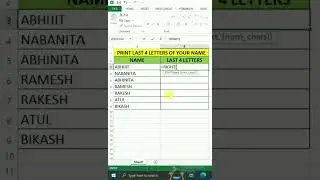 Excel Formulas #excelformulahacks #excelfunctions #exceltutorial #excel #short #excelshortcuts