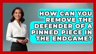 How Can You Remove The Defender Of A Pinned Piece In The Endgame? - The Chess Codex