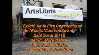 ARTS LIBRIS  7a  edici&oacute; 2016