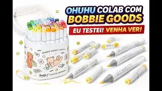 Ohuhu x Boobie Goods chegou ao Brasil?! Testei o marcador edição limitada (BR)