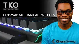 Kinesis Gaming TKO 60% Keyboard with Hotswap Mechanical Switches