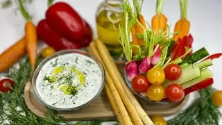 Easy Healthy Snack |  Delicious Tzatziki Dip!