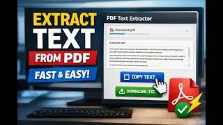 Extract Text from PDF in Seconds ⚡ | PDF Text Extractor Tool