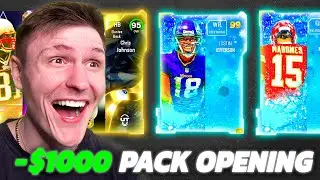 Я потратил 1000 долларов на рождественские наборы Madden! (ТОННЫ КОЛЛЕКЦИЙ LTD!)