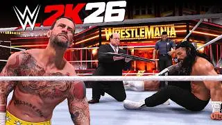 Playing WWE 2K26 CM Punk Showcase Early!