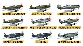 Tous les avions am&eacute;ricains de la Seconde Guerre mondiale