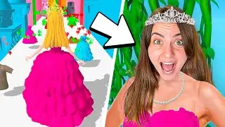 DANI È DIVENTATA UNA BELLISSIMA PRINCIPESSA PER 24 ORE su Princess Run 3D! 👑👸