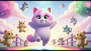 Hop, skip, and giggle with Puffy Cat in this joyful hop-along adventure! 🎵✨
