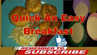 🍽 Quick N Easy breakfast🍱☕️ @geniusdiamond #breakfast