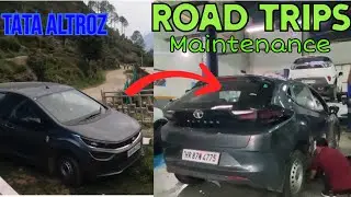 Tata Altroz Maintenance Before And After Road Trip | TATA ALTROZ GENRAL CHECKUP COST #altroz #tata