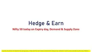 Nifty50 Expiry today and Demand & Supply Zone Powerful Indicator