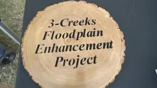 Начало работ по проекту улучшения поймы реки 3-Creeks Protected Area