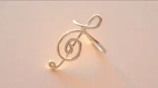 DIY Treble Clef Ring (Sweetorials Audition)