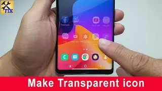 How to make a Transparent icon on your Phone
