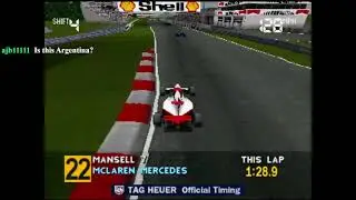 Formula One PS1 Mclaren R2 Argentina