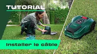PARKSIDE Tondeuse robot 20 V - Installer le c&acirc;ble | A vous de jouer!