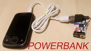 How to Make a Portable USB Mobile Charger From 9V Battery Easy Way
