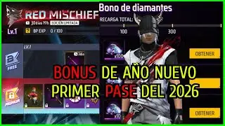 &iexcl;Bonus de DIAMANTES A&ntilde;o Nuevo! Analizando el Primer PASE BOOYAH del 2026 &iquest;Vale la Pena? en FF LATAM🔥