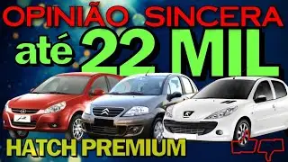 Qual o melhor hatch premium por 22 mil reais? Comparativo entre JAC J3, Citroen C3 e Peugeot 207