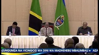 LIVE KUTOKA IKULU - RAIS MAGUFULI ANAZUNGUMZA NA VIONGOZI WA DINI